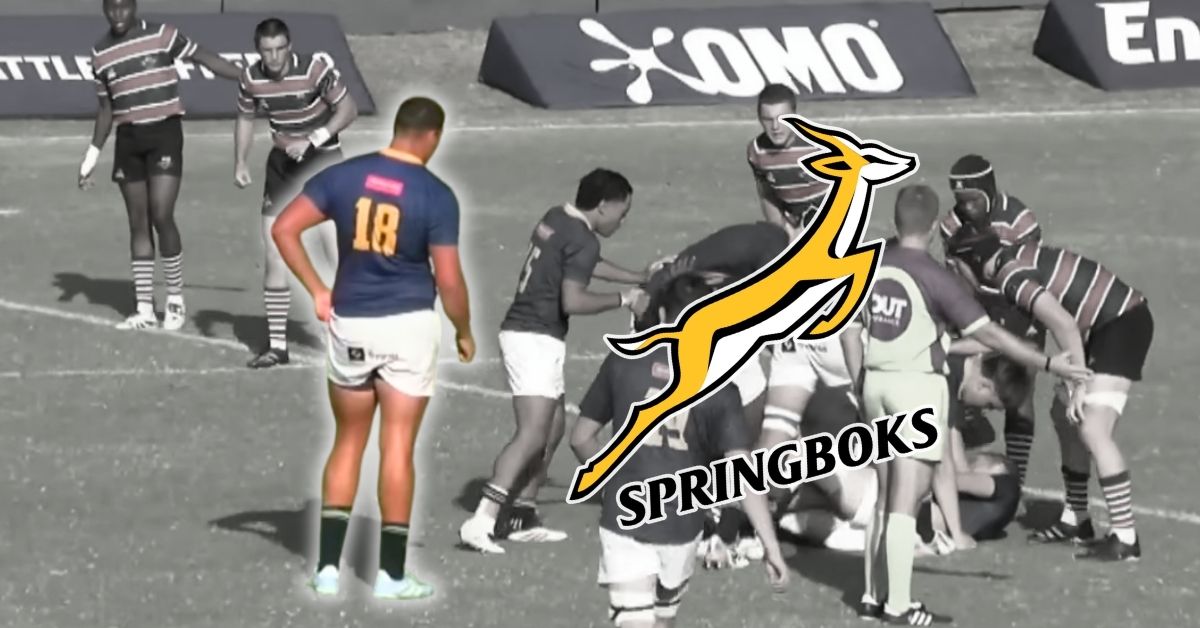 Avec un gabarit monstrueux, Sebastian Vermeulen est l’un des talents les plus attendus du rugby mondial, avec ses 140 kg pour 2,06 m de haut à 18 ans. (Rondebosch High School / South Africa Rugby)