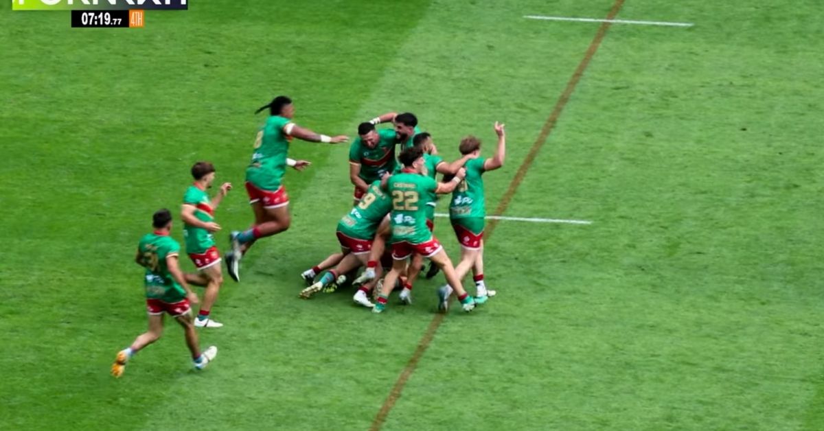 Les Catalans ont remporté le titre en mort subite face aux Audois sur le score de 31 à 30. Screenshot: Chaine YouTube Rugbyrama/ Midi Olympique