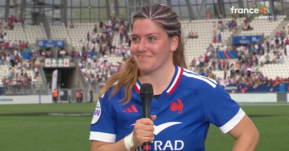 Pour son premier tournoi, Pauline Barrat avait fait forte impression. ©screenshot France TV
