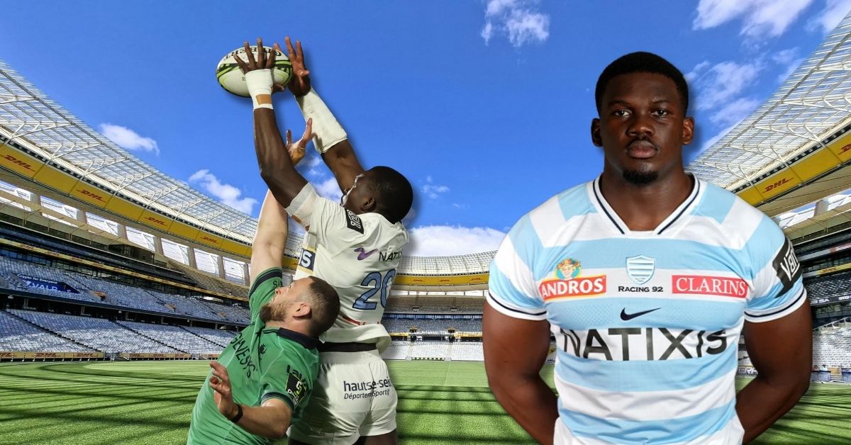 Le Racing 92 joue sa saison au Hameau. Et au cœur de son pack, un jeune Zimbabwéen de 22 ans aura une sacrée carte à jouer. Crédit ©INPHO/James Crombie