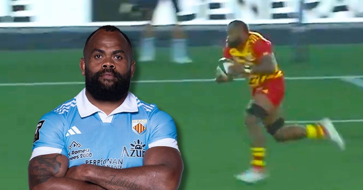 Malmenée en début de match, au stade Maurice-David, l’USAP a fini par dominer Provence Rugby et s’offre une nouvelle saison en Top 14. - USAP / Canal+
