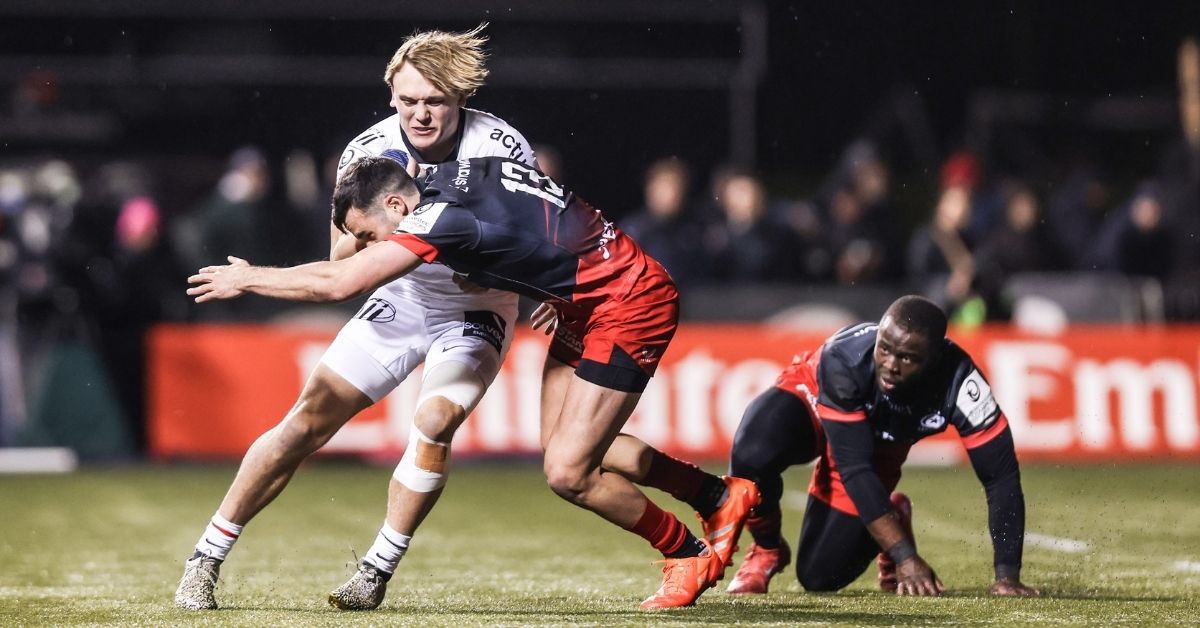Toulouse n’a pas perdu son rugby. Mais Paul Costes le sait : face au Racing, les Rouge et Noir devront éviter les vieux travers. Crédit ©INPHO/Tom Maher