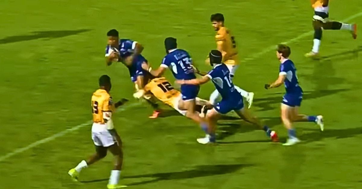 Un départ de Ray Nu’u ferait mal à Colomiers. Screenshot : Canal Plus