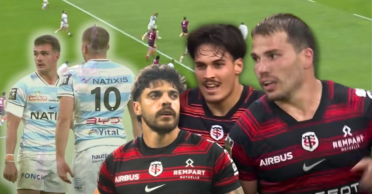 Pour la première demi-finale du Top 14, le Stade Toulousain a humilié le Racing 92, avec un Antoine Dupont des grands soirs, et n'a laissé aucune chance aux Franciliens. (Canal+)