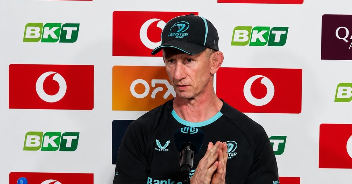 Leo Cullen n'a voulu prolonger son contract et a décidé de quitter le Leinster à la fin de la saison 2026-2027 afin de créer une transition entre lui et le futur entraîneur de l'équipe Irlandaise. Screenshot : Chaine YouTube United Rugby Championship