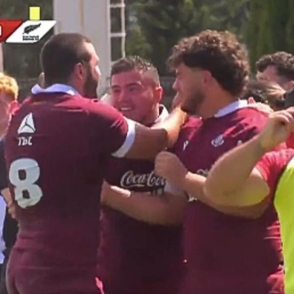 VIDEO. Sous grinta, la Géorgie U20 remporte la première victoire de son histoire sur la Nouvelle-Zélande