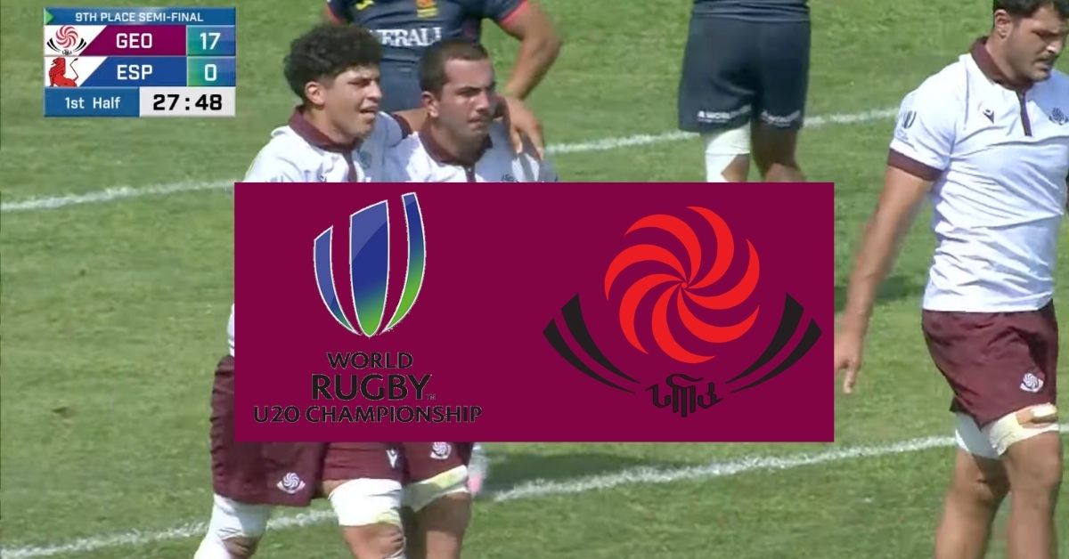 La Géorgie accueille la Coupe du Monde U20 à partir du 28 juin. Screenshot : Youtube - World Rugby