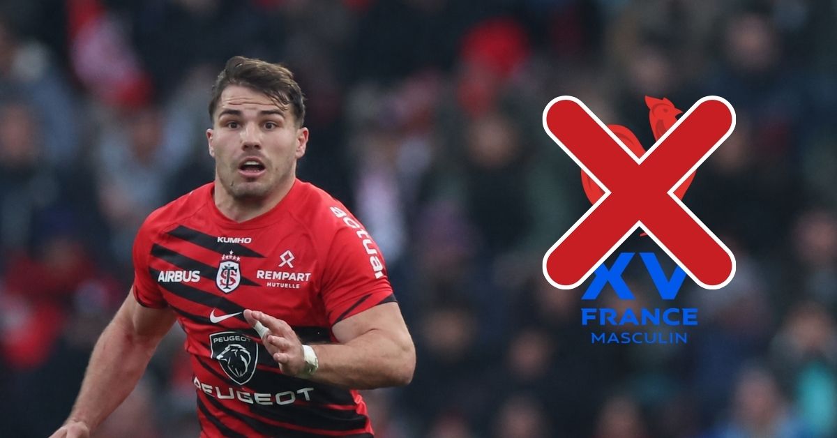 Le Capitaine des Bleus ne sera pas présent pour affronter les Australiens et les Japonais à cause d'une douleur au mollet. Crédit : EPCR ©INPHO/James Crombie et Canva