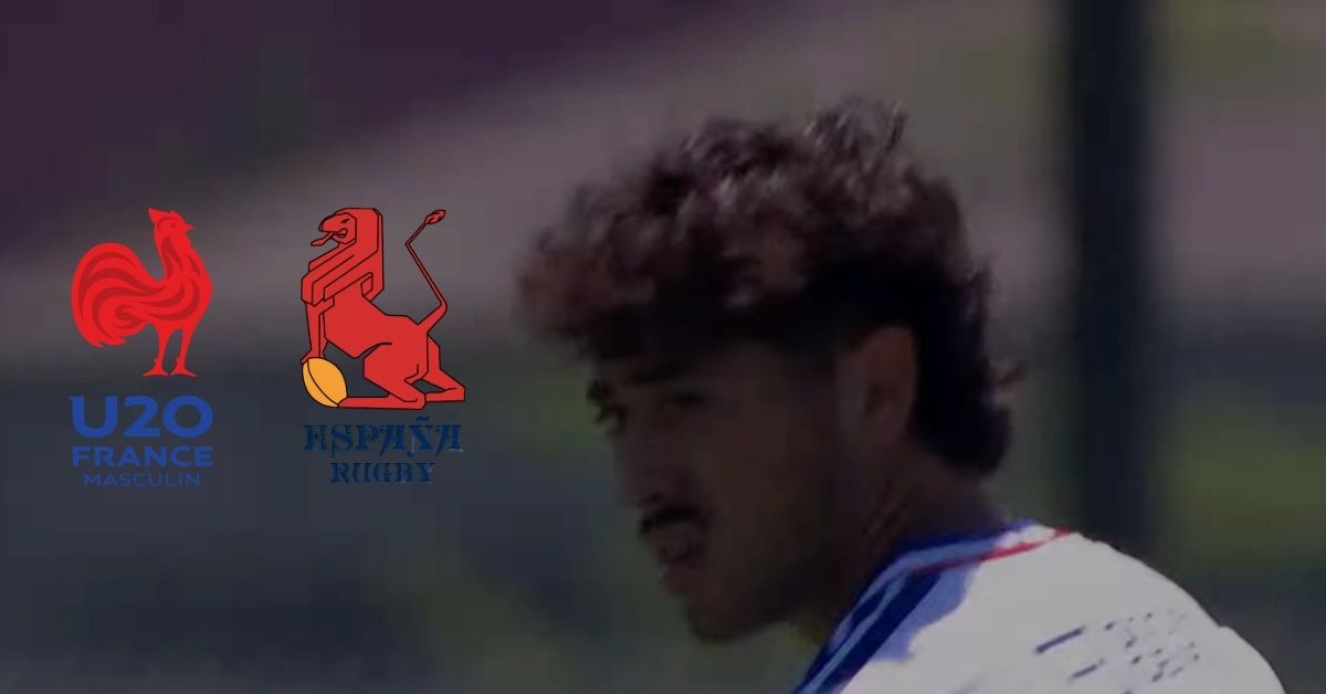 Une affaire de racisme tourne autour du France U20 - Espagne U20, et touche Luka Keletaona. Screenshot : Youtube - France Rugby