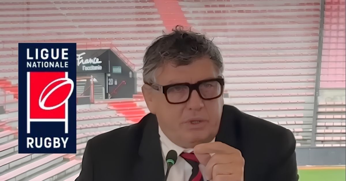 Le président Didier Lacroix et son club du Stade Toulousain sanctionnés par la LNR. Screenshot : Youtube - Rugbyrama