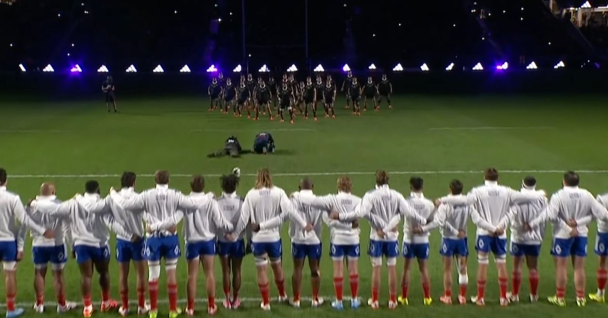 La France s'incline 32 à 34 face aux All-Blacks. Screenshot : Youtube - TF1+