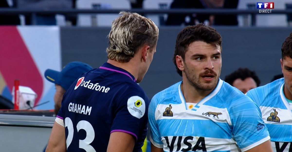L'Écosse a frappé fort à Córdoba en dominant l'Argentine (47-38) lors de la première journée du Championnat des Nations. Screenshot : TF1