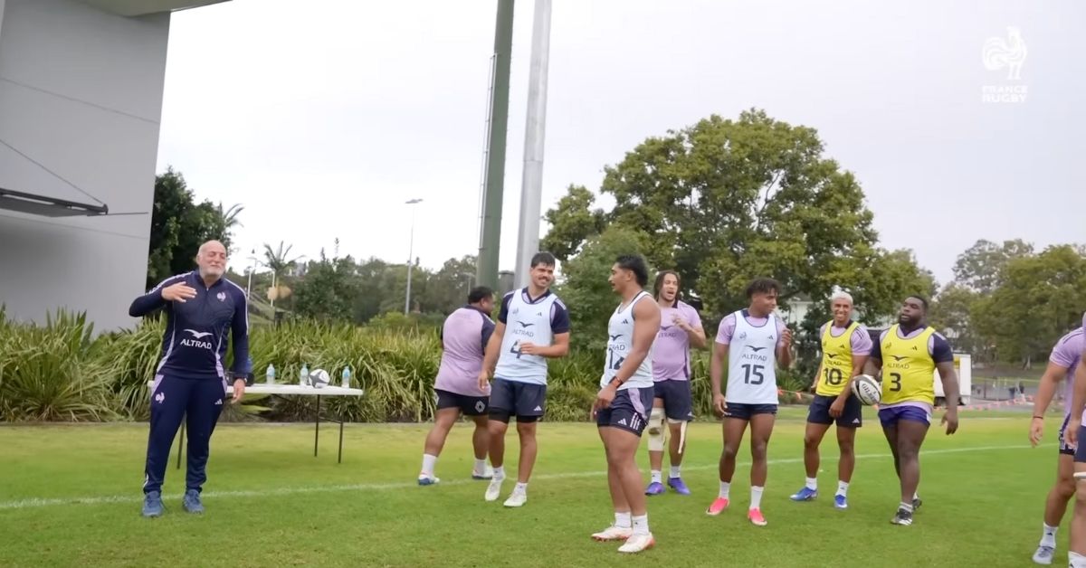 La composition du XV de France a été dévoilée ! Screenshot : Youtube - France Rugby 