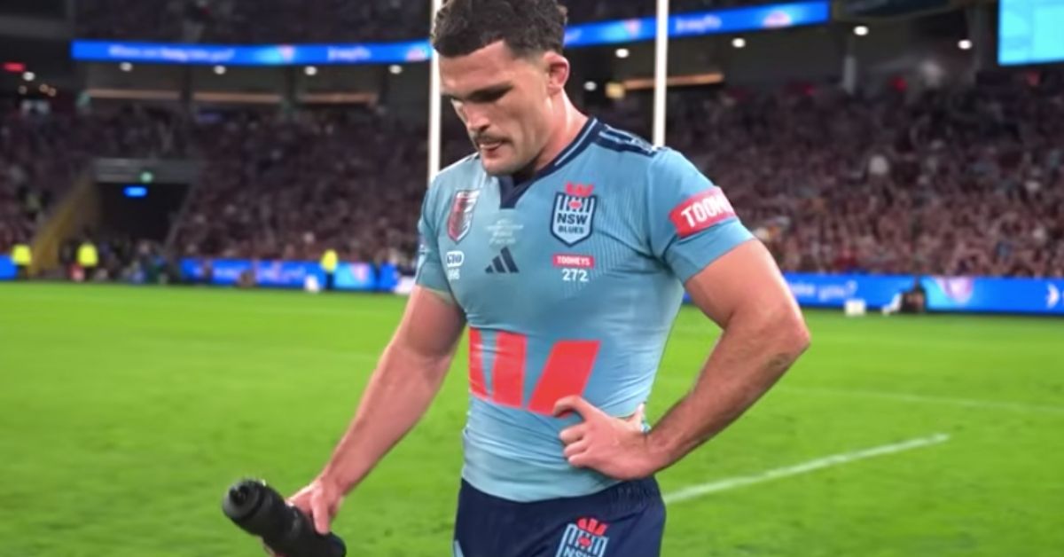 Nathan Cleary a été énorme pour les Blues. Screenshot : NRL