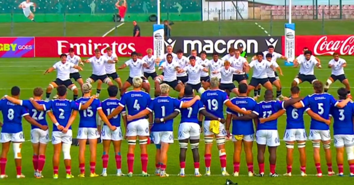 Les Bleuets se sont imposés face aux Baby Blacks en toute fin de rencontre grâce à une énorme solidité défensive.©France Rugby