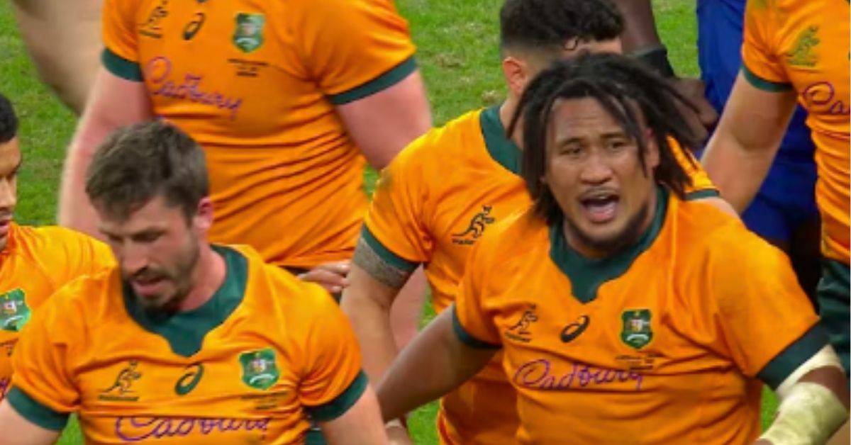 Brandon Paenga-Amosa auteur d'un essai face au XV de France samedi dernier. ©Rugby.com.au (youtube)