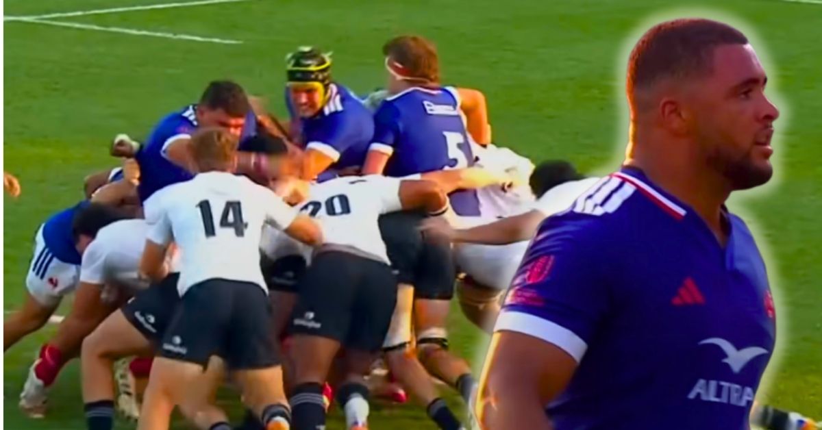 Elia Masi, marqueur lors de la demi-finale face à la Nouvelle-Zélande, s’est exprimé en conférence de presse avant de défier les Baby Boks. ©Rugbypass (Youtube)
