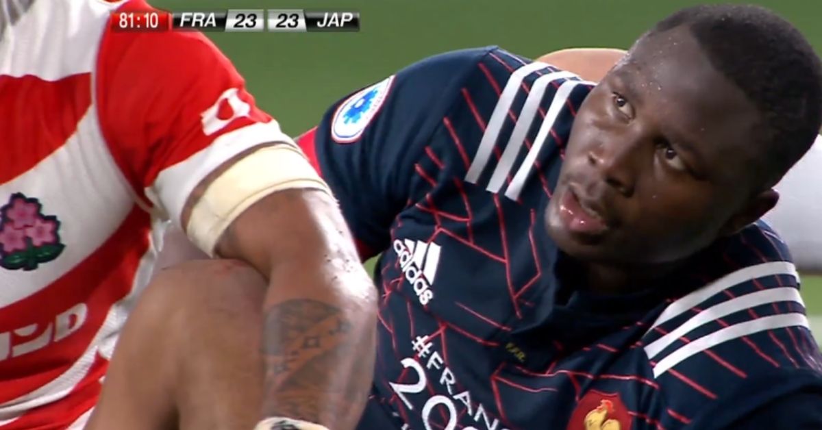 Judicael Cancoriet était titualire en troisième ligne lors de cette rencontre. ©France Rugby