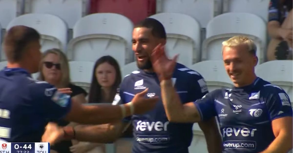 Les Toulousains restent sur une série de deux grosses victoires face aux Dragons Catalans et à St-Helens. Screenshot: Chaine YouTube Super League