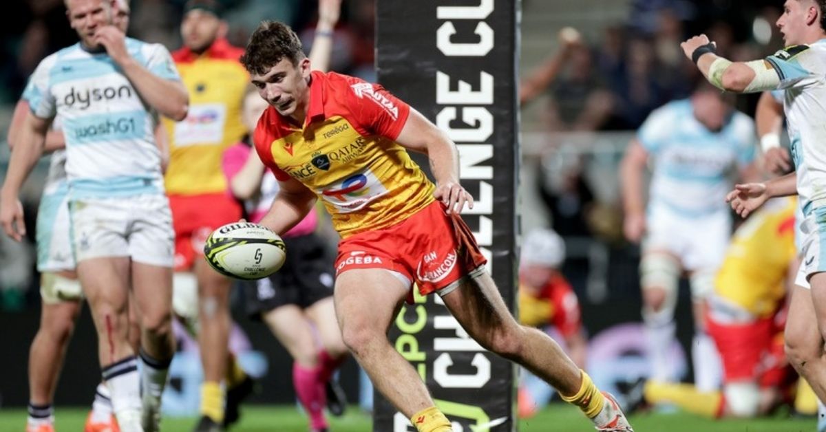 Deux saisons en professionnel pour s'offrir une place avec le XV de France pour Fabien Brau-Boirie. ©INPHO/Laszlo Geczo (EPCR)