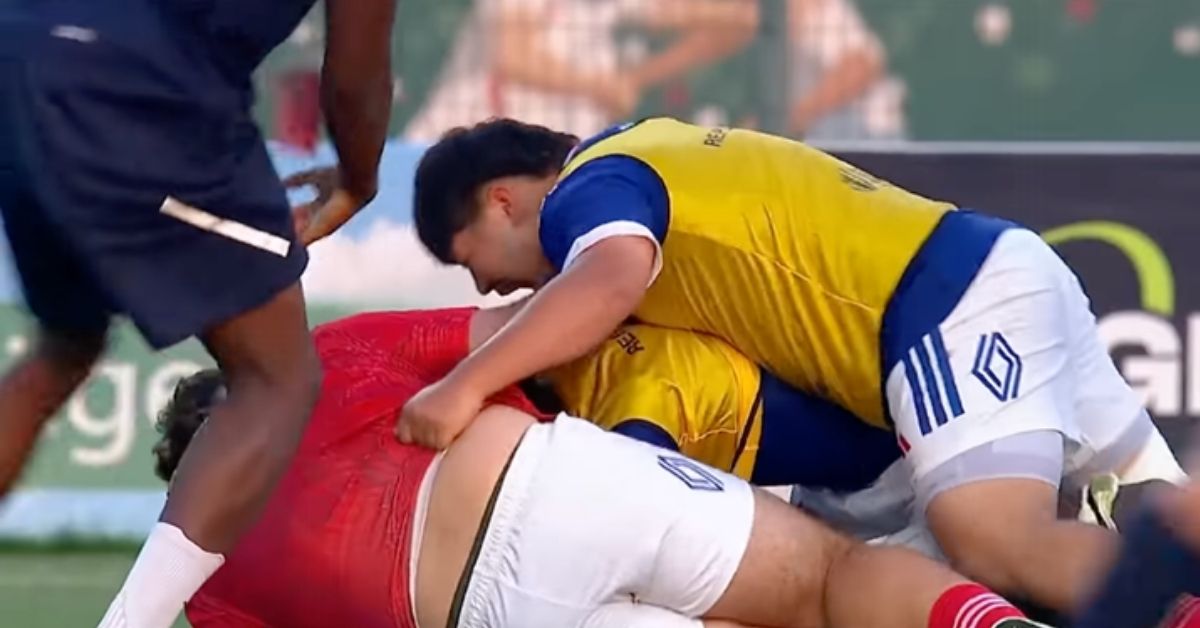 L'Équipe de France U20 affronte les Springboks pour devenir Champion du monde. Screenshot : Youtube - France Rugby