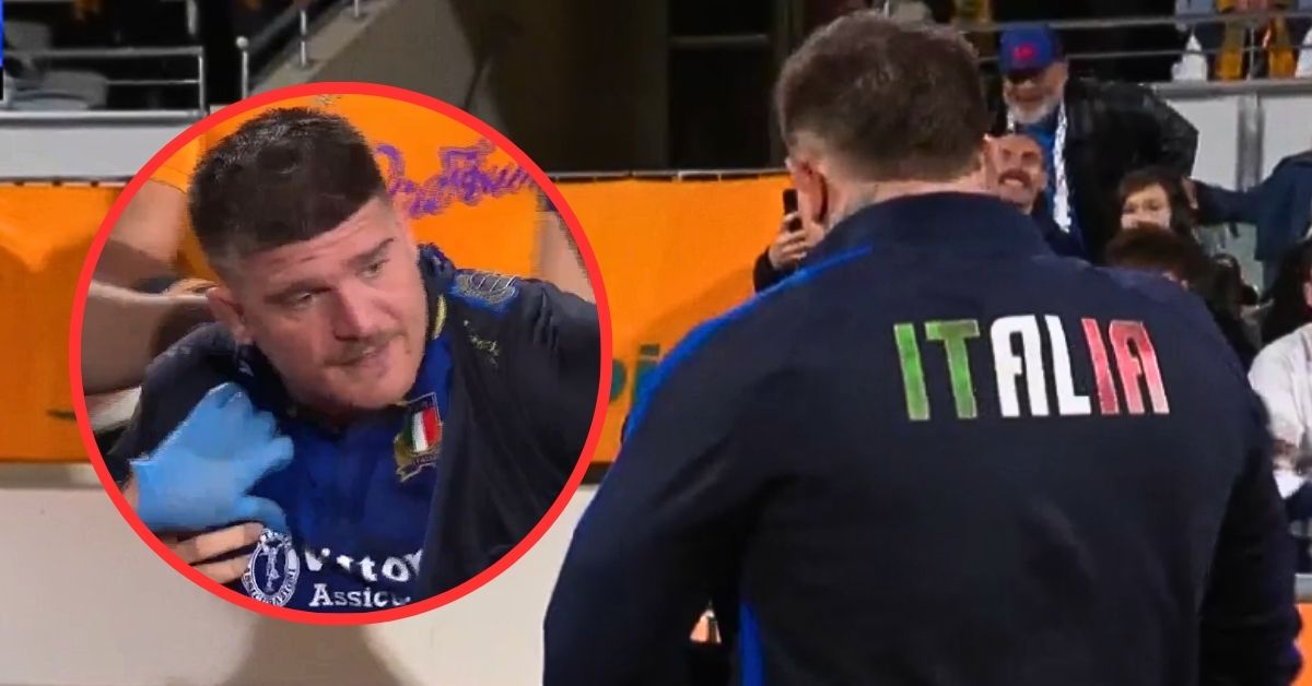 Rarissime : un Italien frappe un Wallaby et reçoit un carton rouge… depuis le banc !