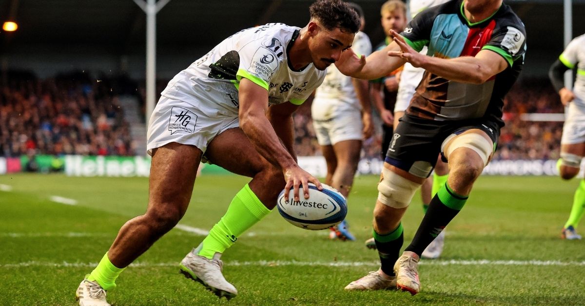 Dimitri Delibes débarque au MHR après 5 ans en pro à Toulouse. Crédit image : EPCR ©INPHO/Billy Stickland