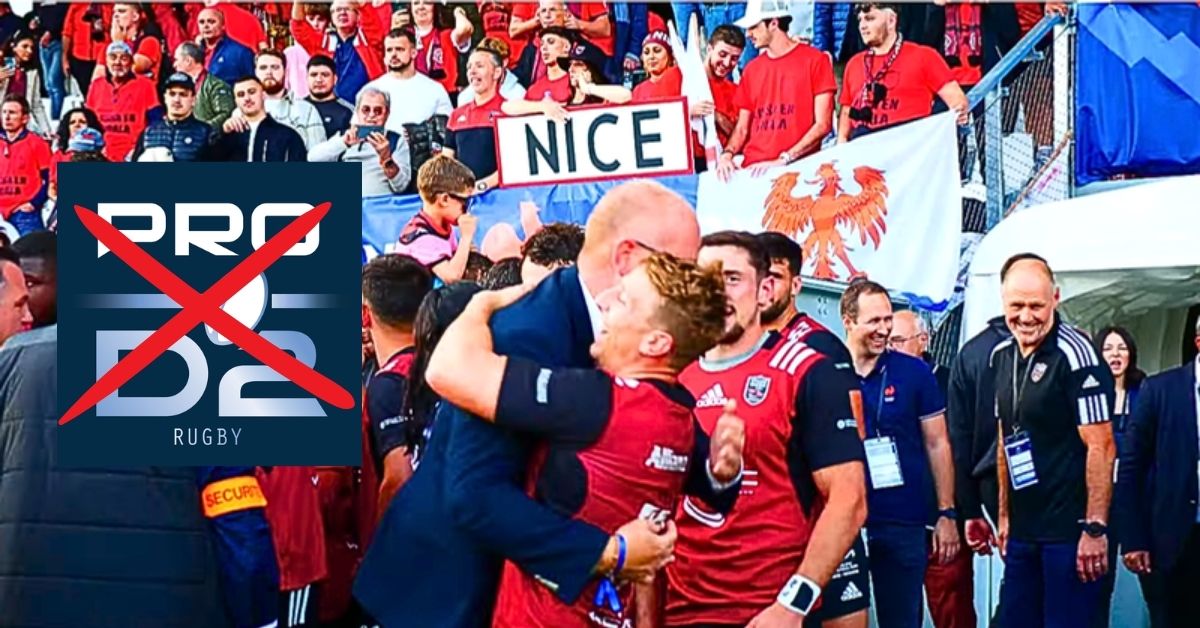 De retour en Nationale suite à un manque de garanties financières, Nice ne jouera pas en Pro D2. ©Nissa Rugby (Youtube)