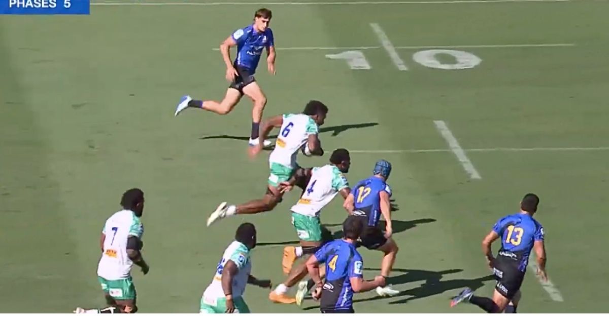  Etonia Waqa devrait en surprendre plus d'un en ProD2. Screenshot : rugby.au.com