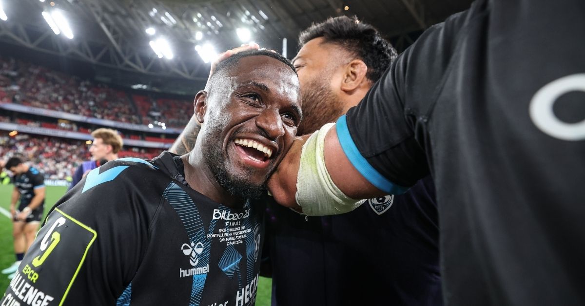 Gabriel N'gandebe sera absent jusqu'en janvier avec Montpellier. ©INPHO/Dan Sheridan (EPCR)