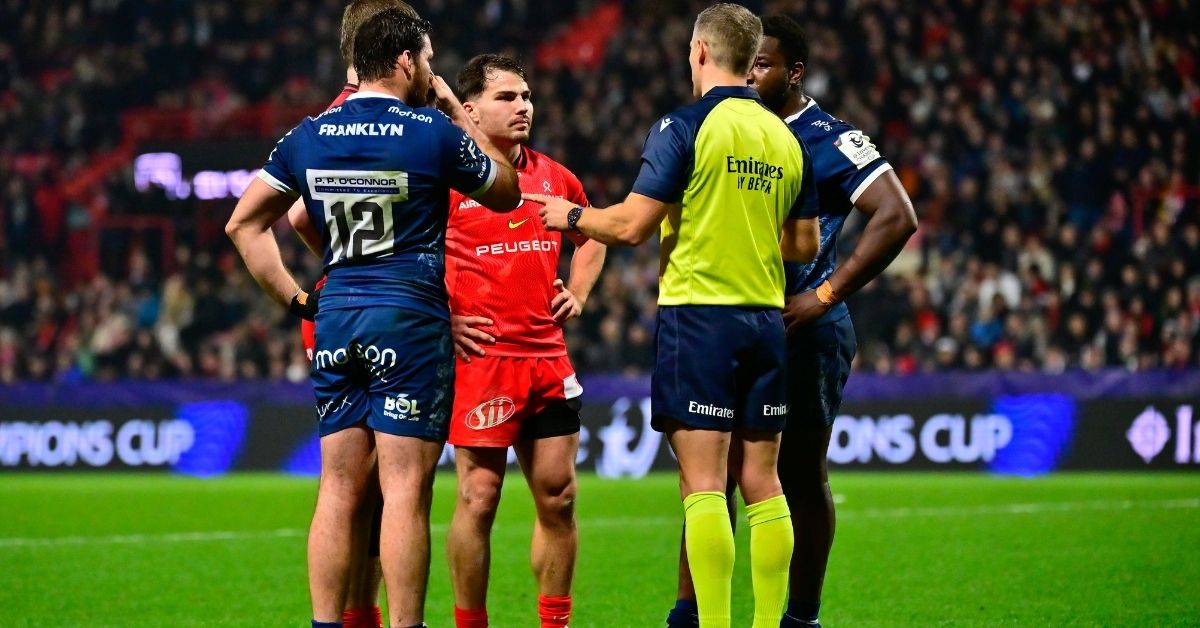  Le TMO a souvent regardé Toulouse cette saison. Très souvent même. Et il a surtout refusé des essais. Crédit ©INPHO/Federico Pestellini