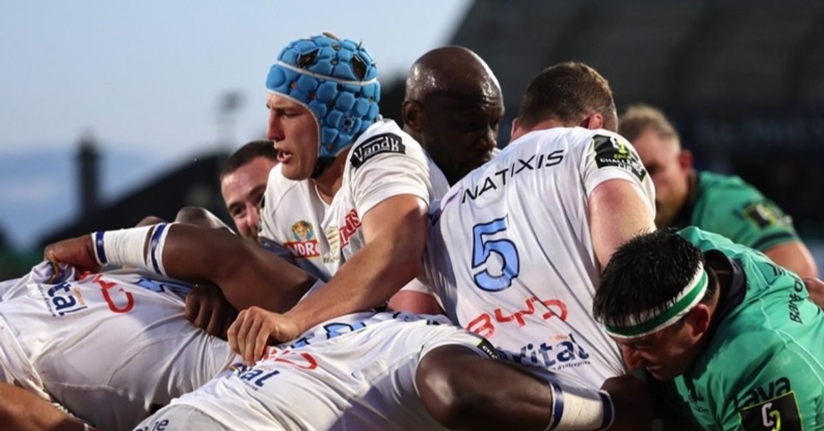 Maxime Baudonne incarne déjà parfaitement l'ADN du Racing 92. ©INPHO/James Crombie (EPCR)