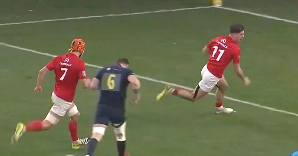 Lucas Martins se serait engagé pour trois ans avec le CO. Screenshot : Rugby Europe