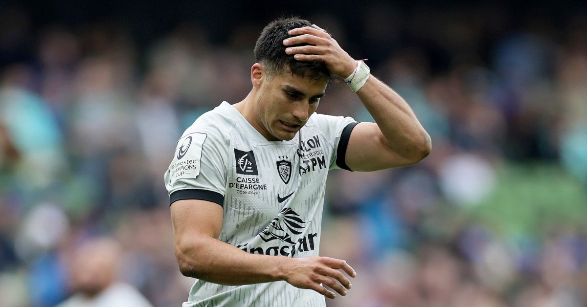 Toulon sera privé de son ouvreur argentin contre La Rochelle. Tomás Albornoz a été sanctionné pour son comportement envers l’arbitre Angus Gardner. ©INPHO/Laszlo Geczo