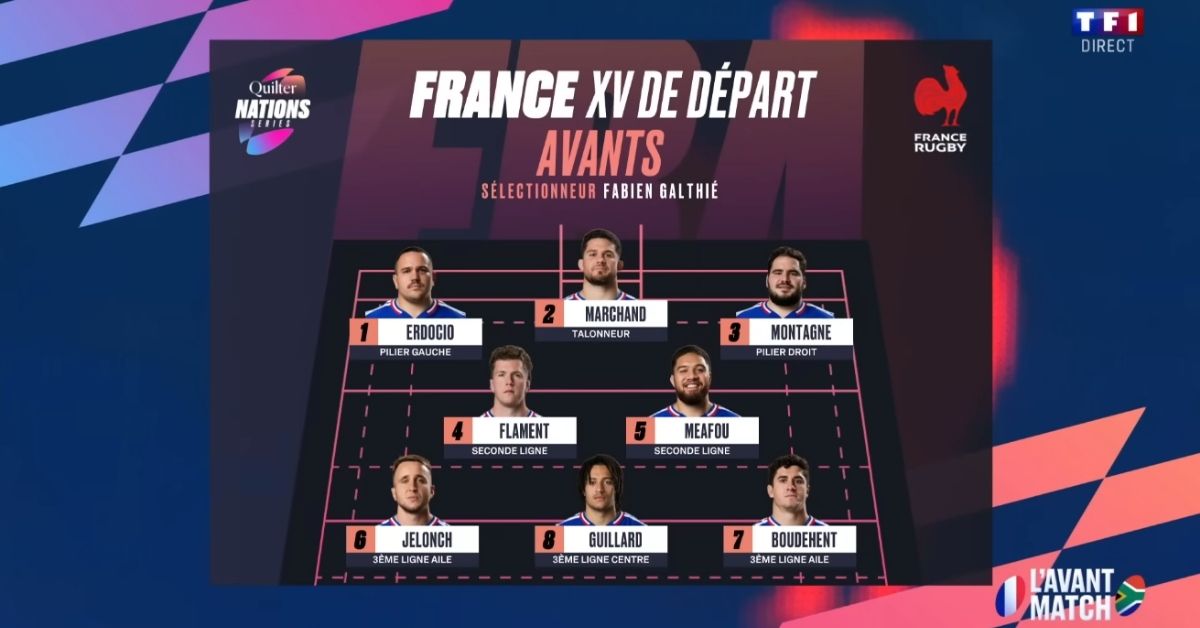 Trois cadors pour un seul numéro 3. Régis Montagne se retrouve au cœur d’un dossier majeur du mercato 2027, entre Clermont, Toulon, Toulouse et La Rochelle. Crédit image : TF1