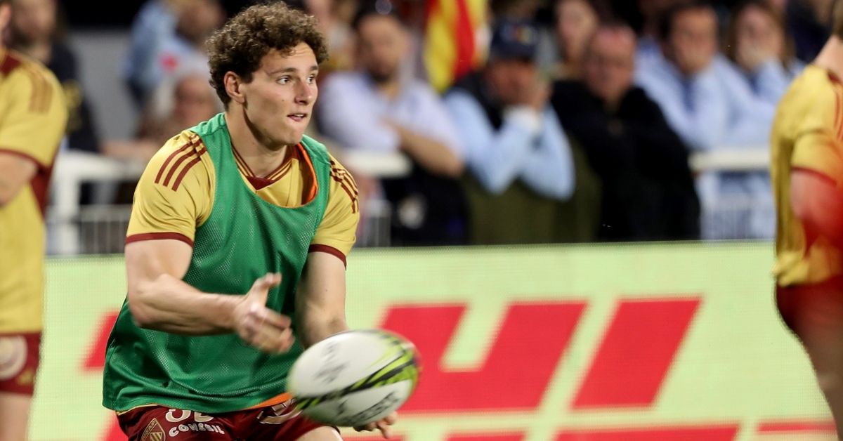 Valentin Delpy va découvrir une saison pleine avec le Stade Toulousain, de quoi nourrir des ambitions ?©INPHO/Martin Seras Lima (EPCR)