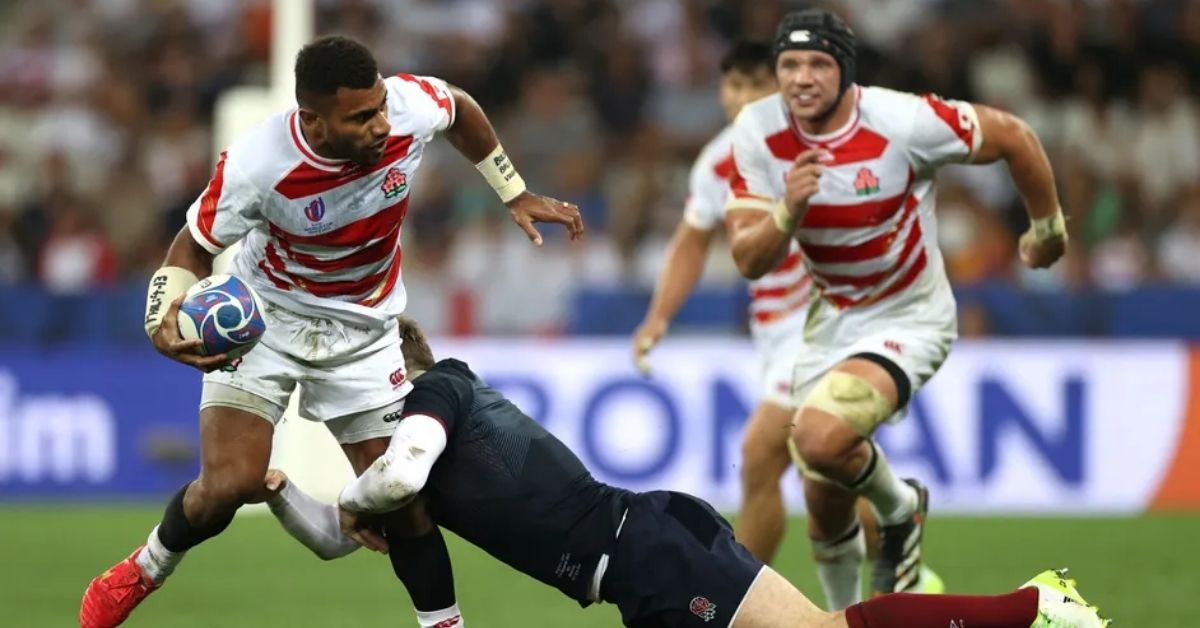 Des oies pour préparer un test-match face aux Wallabies ? Eddie Jones assume. Le sélectionneur japonais veut surtout corriger un défaut précis dans le soutien. Photo par Michael Steele - World Rugby