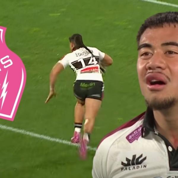 VIDÉO. Future recrue du Stade Français, Israel Leota marque un "presque triplé" acrobatique en NPC pour ses débuts avec North Harbour