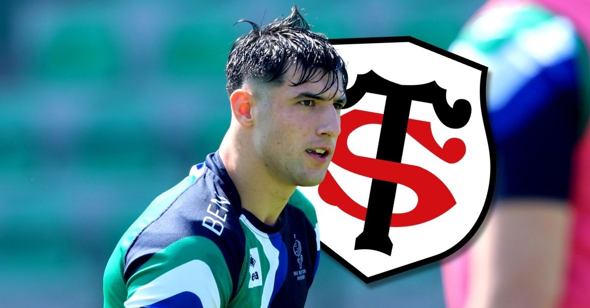 Avant le début du Top 14, la recrue italienne Tommaso Menoncello impressionnerait de nombreuses personnes du côté du Stade Toulousain, seulement quelques jours après son arrivée de Trevise. - ©INPHO/James Crombie (EPCR)