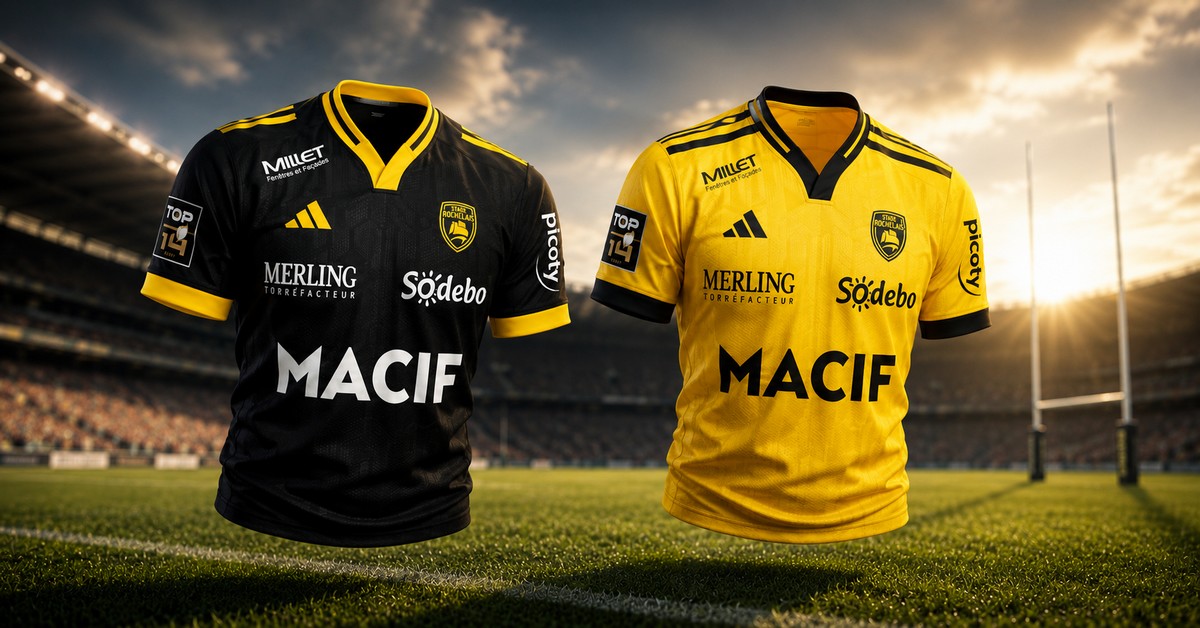 À La Rochelle, le nouveau maillot 2026-2027 transforme les cinq ruches de Deflandre en symbole du collectif rochelais