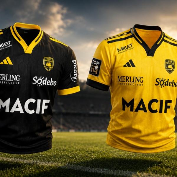 À La Rochelle, le nouveau maillot 2026-2027 transforme les cinq ruches de Deflandre en symbole du collectif rochelais