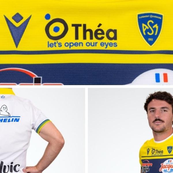 VIDEO. 30 ans après ses débuts européens, Clermont remet les rayures bleues de 1996 au cœur de son maillot 2026-2027