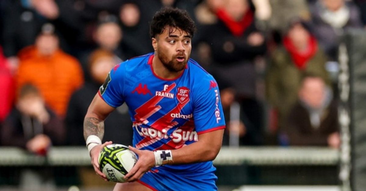Tani Vili prolonge jusqu'en 2029 avec le Stade Français. ©INPHO/Dan Clohessy (EPCR)