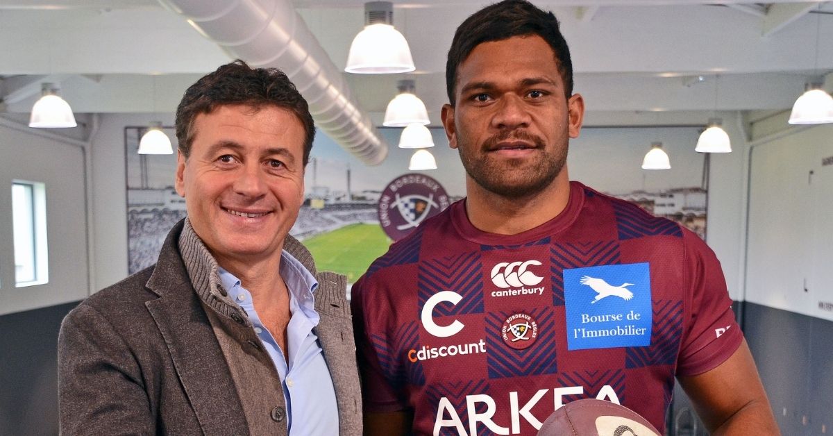 Seta Tamanivalu a passé trois saison avec Bordeaux. ©UBB (2018)