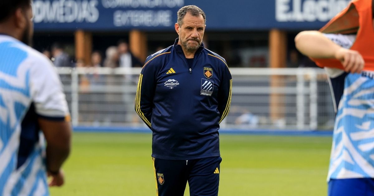 Laurent Labit évoque les convictions qui l'ont poussé à signer avec l'USAP. ©INPHO/Manuel Blondeau (EPCR)