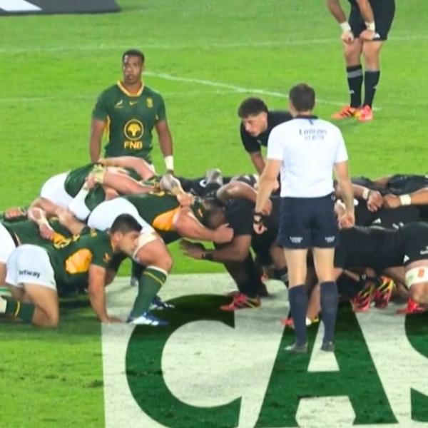 Les Boks avancent, les Blacks contestent : pourquoi leur mêlée se retrouve au cœur du débat avant le deuxième Test