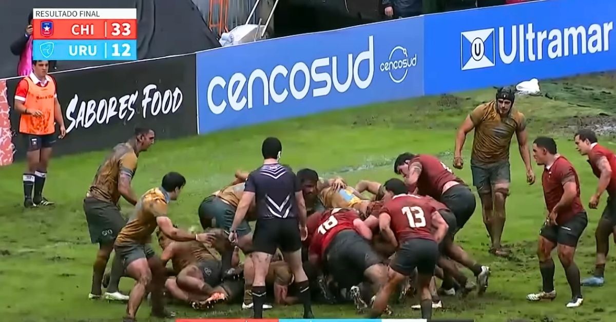 Revenu au calendrier après sept ans, l’Americas Rugby Championship débute avec trois rouges et une sérieuse inquiétude autour d’Emilio Shea. Crédit image : Screenshot Sudamérica Rugby
