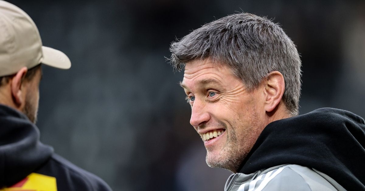 Sous contrat jusqu’en 2027, Ronan O’Gara pourrait finalement rester quatre années supplémentaires à La Rochelle. Un choix fort pour le futur des Maritimes. ©INPHO/Billy Stickland