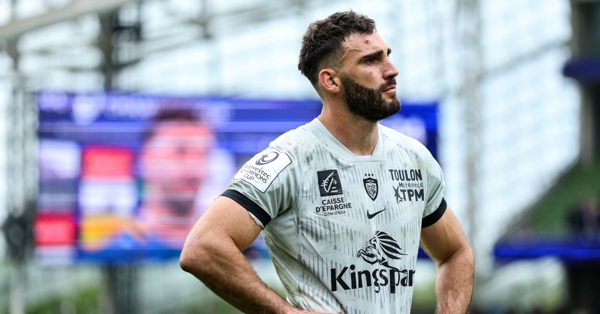 Le Mondial 2027 est encore loin, mais Charles Ollivon sait que le temps file. À 33 ans, le Toulonnais commence à envisager l’après-rugby. ©INPHO/Ben Brady
