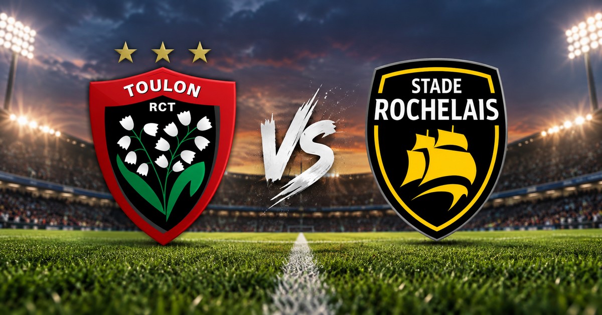Un point pour Toulon, quatre pour La Rochelle après la J1 : le duel de Mayol compte déjà. Voici l’heure et la chaîne pour suivre le match samedi. Crédit image : Open AI